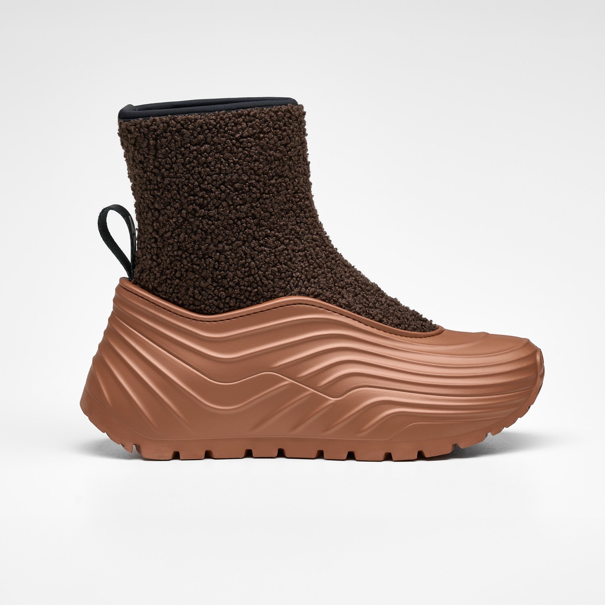 Zeus fleece - Brown/Copper Metal